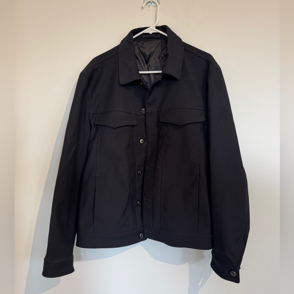 Mango Black Utility Jacket